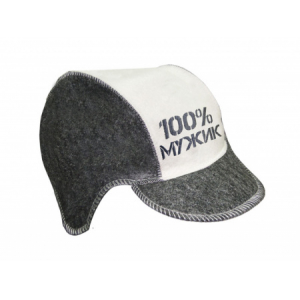 Бейсболка "100% мужик" ПЭ